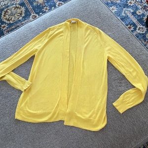 Yellow old navy cardigan Medium